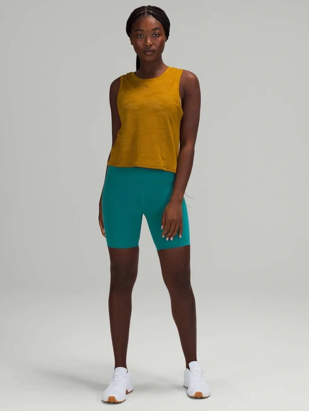 🆕 Lululemon Train to Be Tank Top *Camo in Dot Camo Gold Spice Size 8